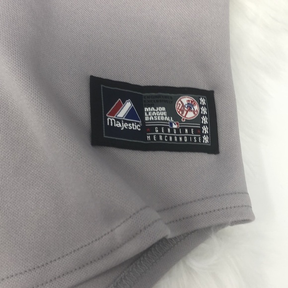 majestic MLB New York Yankees Curtis Granderson #14 jersey Kid Large made in USA - Picture 2 of 10